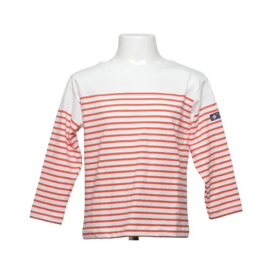 Langærmet t-shirt (Hvid, Rød) fra Petit Bateau Bomuld