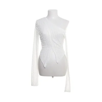Crop top (Hvid) fra Shein Elastan, Polyester