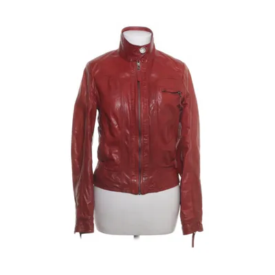 Läderjacka (Röd) från Jofama Polyester, Skinn