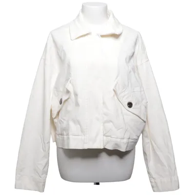 Denim jacket (White) from Taifun Cotton, Elastane