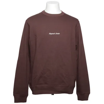 Collegetröja (Brun) från Originals by Jack & Jones Bomull, Återvunnen polyester