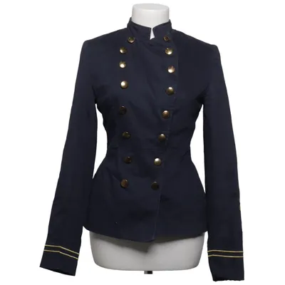 Blazer (Blue) from Sanne Alexandra Cotton, Elastane, Polyester
