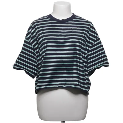 T-shirt (Blauw, Groen, Wit) van Bershka Katoen