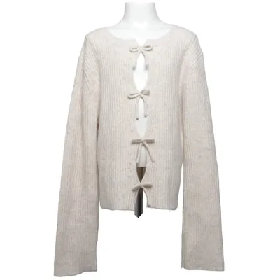 Cardigan (Beige) from KappAhl Acrylic, Elastane, Polyester