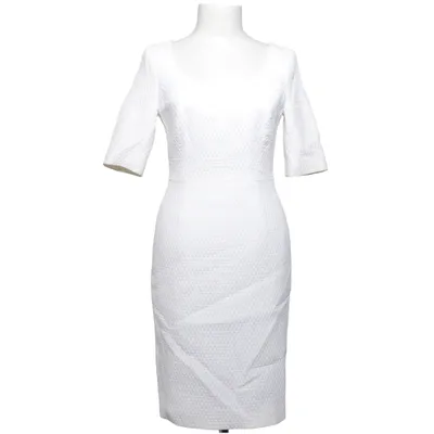 Dress (White) from Escada Cotton, Polyamide
