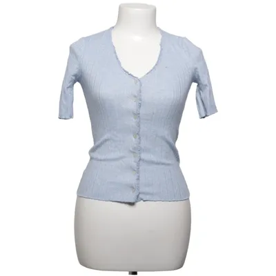 Strickjacke (Blau) von Holly & Whyte by Lindex Elasthan, Polyamid, Polyester, Viskose