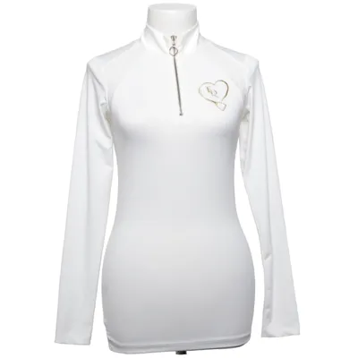 Practice jersey (White) from Equestrian Collection Gina Tricot Elastane, Polyester
