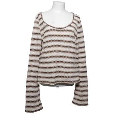 Trui (Beige, Bruin, Wit) van Nelly Katoen, Polyester