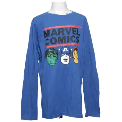 T-shirt à manches longues (Bleu, Multicolore) de Marvel Comics Coton, Élasthane