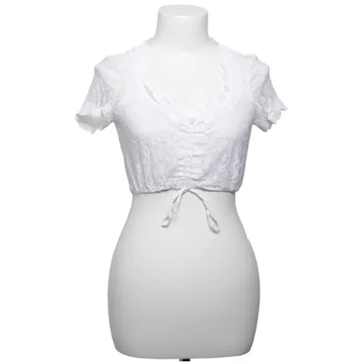 Dirndl blouse (White) from Alpin Elastane, Polyester