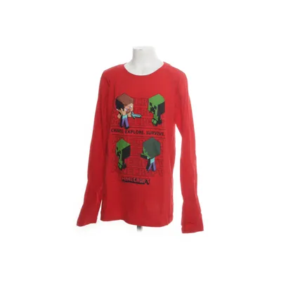 Långärmad t-shirt (Röd, Flerfärgad) från Minecraft Bomull