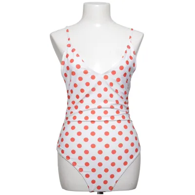 Maillot de bain une pièce (Blanc, Rouge) de Beck Söndergaard Élasthane, Polyester recyclé