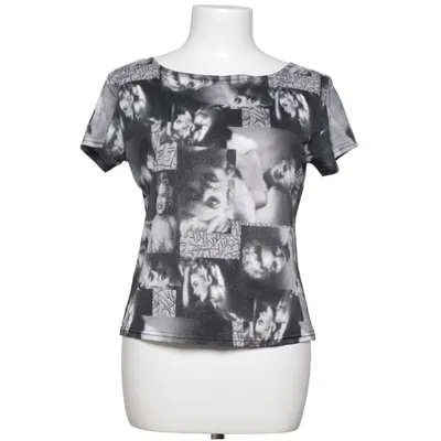 T-shirt (Black, White) from MSSR Elastane, Polyester