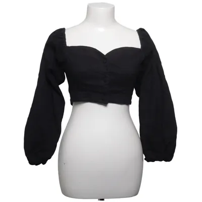Crop top (Black) from ASOS Denim Cotton