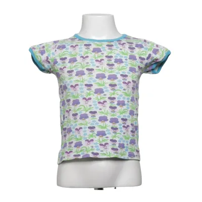 T-shirt (Vit, Flerfärgad) från Duns Ekologisk bomull