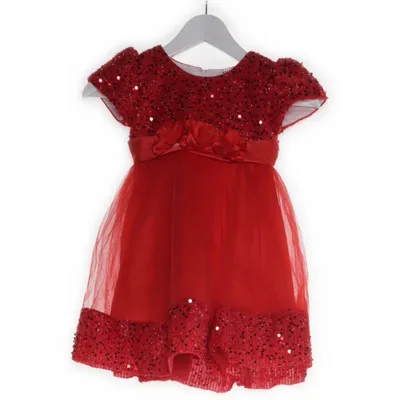 Cocktailklänning (Röd) Polyester, Viskos