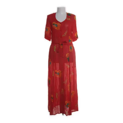 Maxi jurk (Rood, Oranje, Groen) van Elinette Viscose