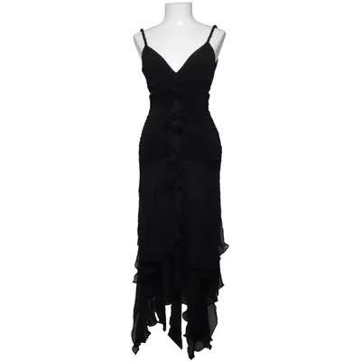 Evening gown (Black) from Début Acetate, Elastane, Polyamide, Silk