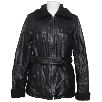 Shearlingjakke (Sort) fra Alice Bizous Polyester, Polyurethan, Viscose