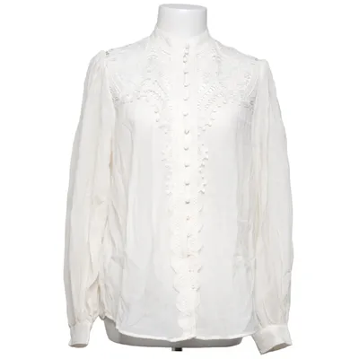 Bluse (Hvid) fra H&M Polyamid, Polyester, Viscose