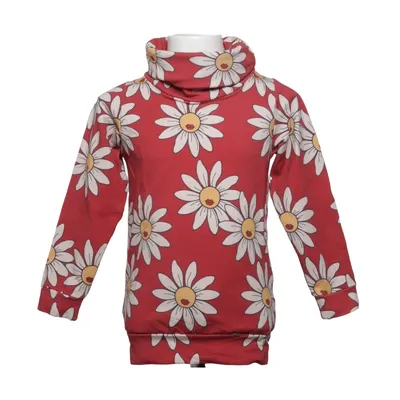 Polotröja (Röd, Vit, Gul) från Dear Sophie Bomull, Elastan