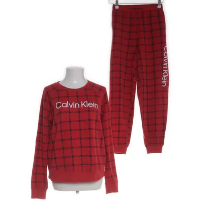 Mjukisset (Röd, Svart) från Calvin Klein Sleepwear Elastan, Polyester