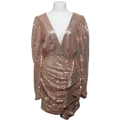 Cocktailjurk (Goud) Katoen, Polyester