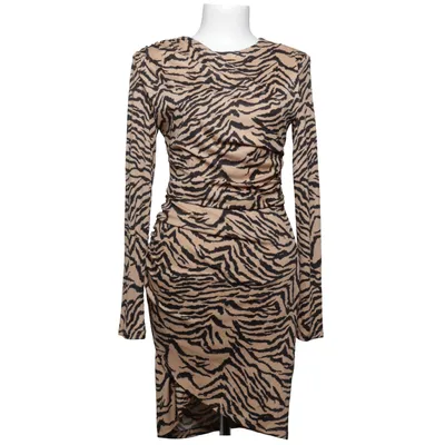 Robe (Beige, Noir) de Retro & Icone Élasthane, Polyester