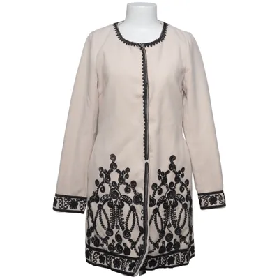 Coat (Beige, Black) from Sweet Miss Viscose, Wool