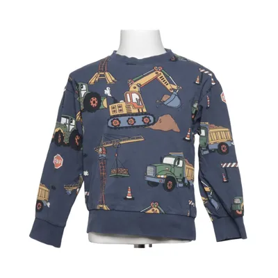 Sweatshirt (Blå, Flerfarvet) fra Lindex Kids Bomuld, Elastan