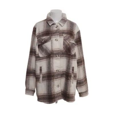 Överskjorta (Brun, Vit) från Janina Akryl, Bomull, Polyamid, Polyester, Viskos, Ull