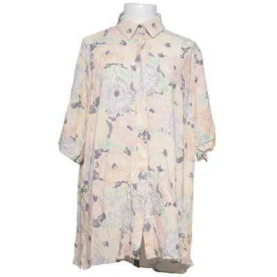 Chemise à manches courtes (Beige, Multicolore) de American Vintage Viscose