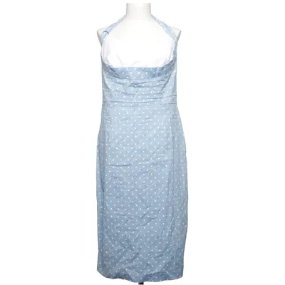 Halternek jurk (Blauw, Wit) van Stop Staring Katoen, Elastaan