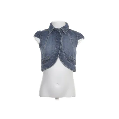 Denim vest (Blue) from ESPRIT Cotton, Elastane