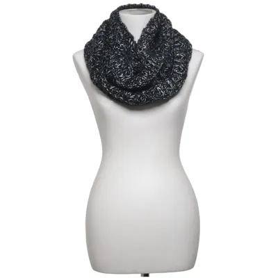 Tubhalsduk (Svart, Vit) från Phildar Akryl, Metallfiber, Polyester