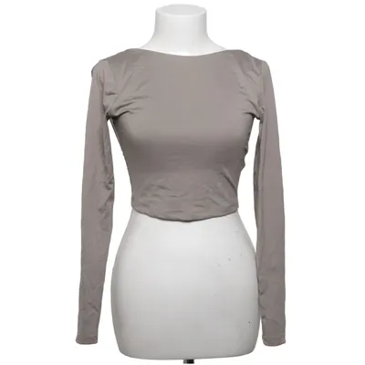 Crop Top (Grau) von Bershka Elasthan, Polyamid