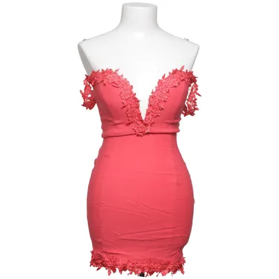 Cocktailjurk (Rood) van Rare London Elastaan, Polyamide, Polyester, Viscose