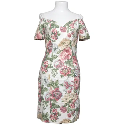 Jurk (Wit, Meerkleurig) van Bk Katoen, Polyester