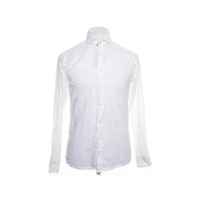 Shirt (Wit) van Eton Katoen, Zijde