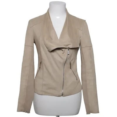 Bikerjacka (Beige) från Softy Elastan, Polyester