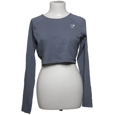 Träningstopp (Grå) från Gymshark Bomull, Elastan