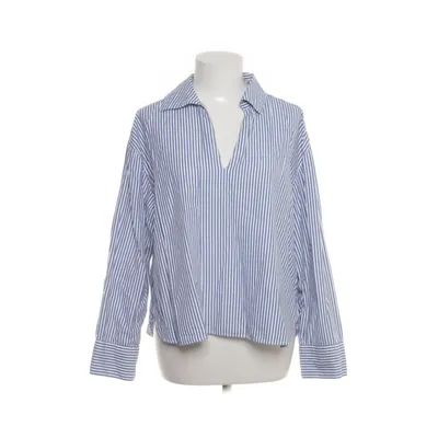 Skjorta (Blå, Vit) från H&M Bomull, Viskos