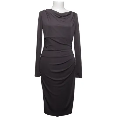 Kjole (Grå) fra Hexeline Elastan, Polyester, Viscose