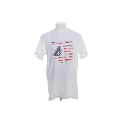 T-shirt (Vit, Flerfärgad) från Ligne Bomull, Återvunnen polyester