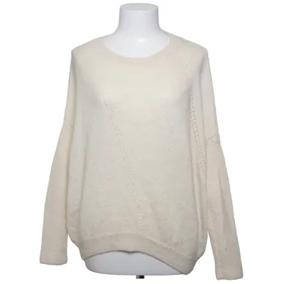Sweater (Beige, Hvid) fra Vanessabruno Alpacauld, Silke