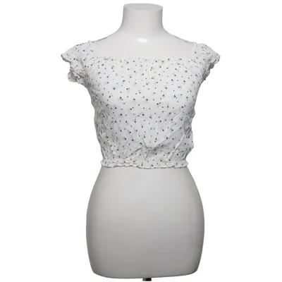 Crop top (White, Blue, Multicolored) from Brandy Melville Viscose