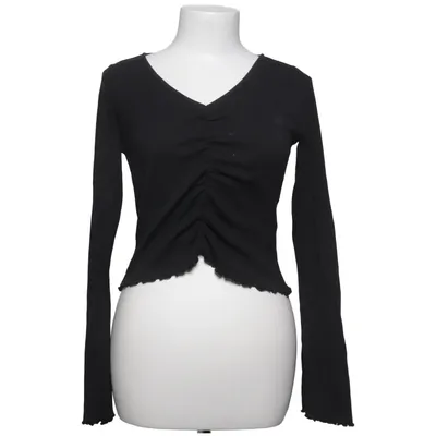 Crop top (Zwart) van Noisy May Katoen