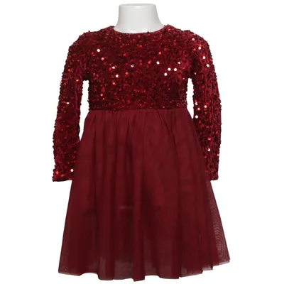 Kjole (Rød) fra Lindex Kids Polyester