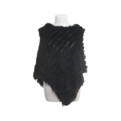 Poncho (Black) from Furst Denmark Acrylic, Fur