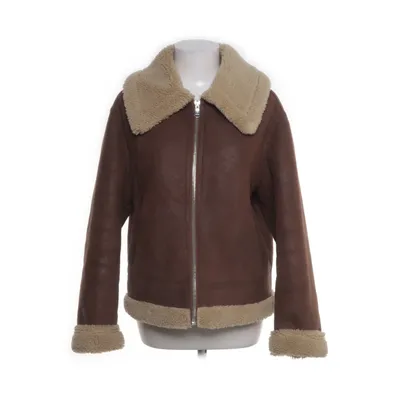 Shearlingjacka (Brun, Beige) från Mango Polyester